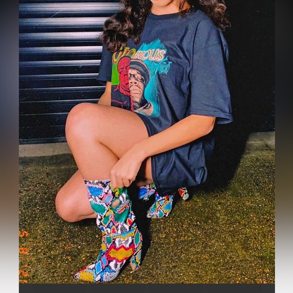 Fashion nova snake print boots - Picture 7 of 9
